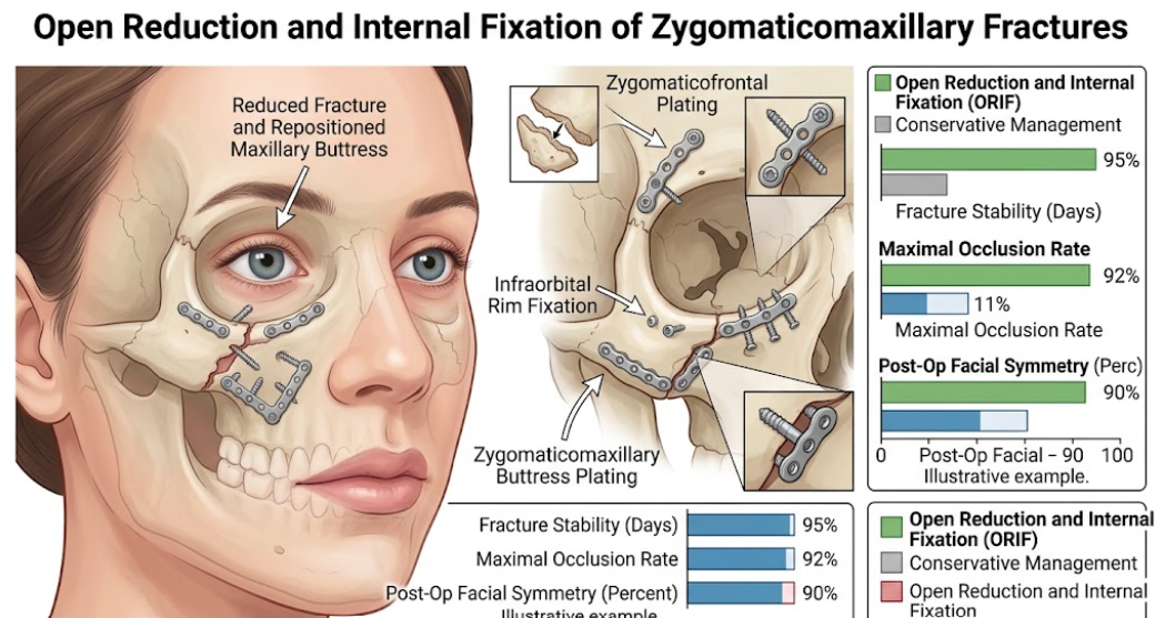 Open Reduction and Internal Fixation of Zygomaticomaxillary Fractures