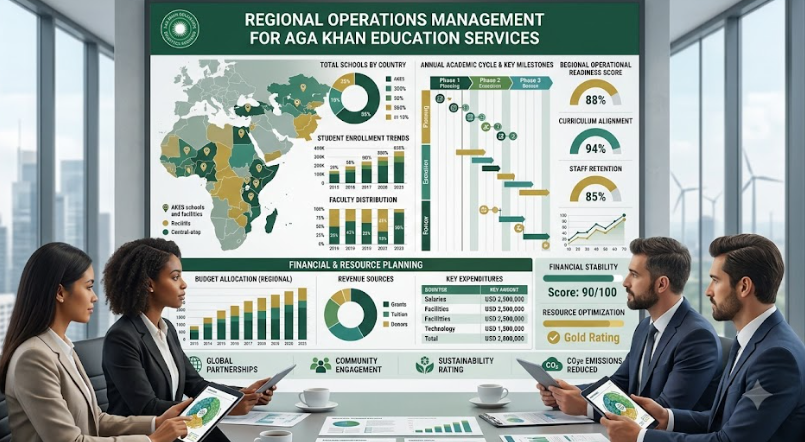 Regional Operations Management for Aga Khan Education Services