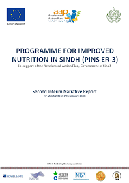 EU-Funded Programme for Improved Nutrition in Sindh (PINS ER-3)